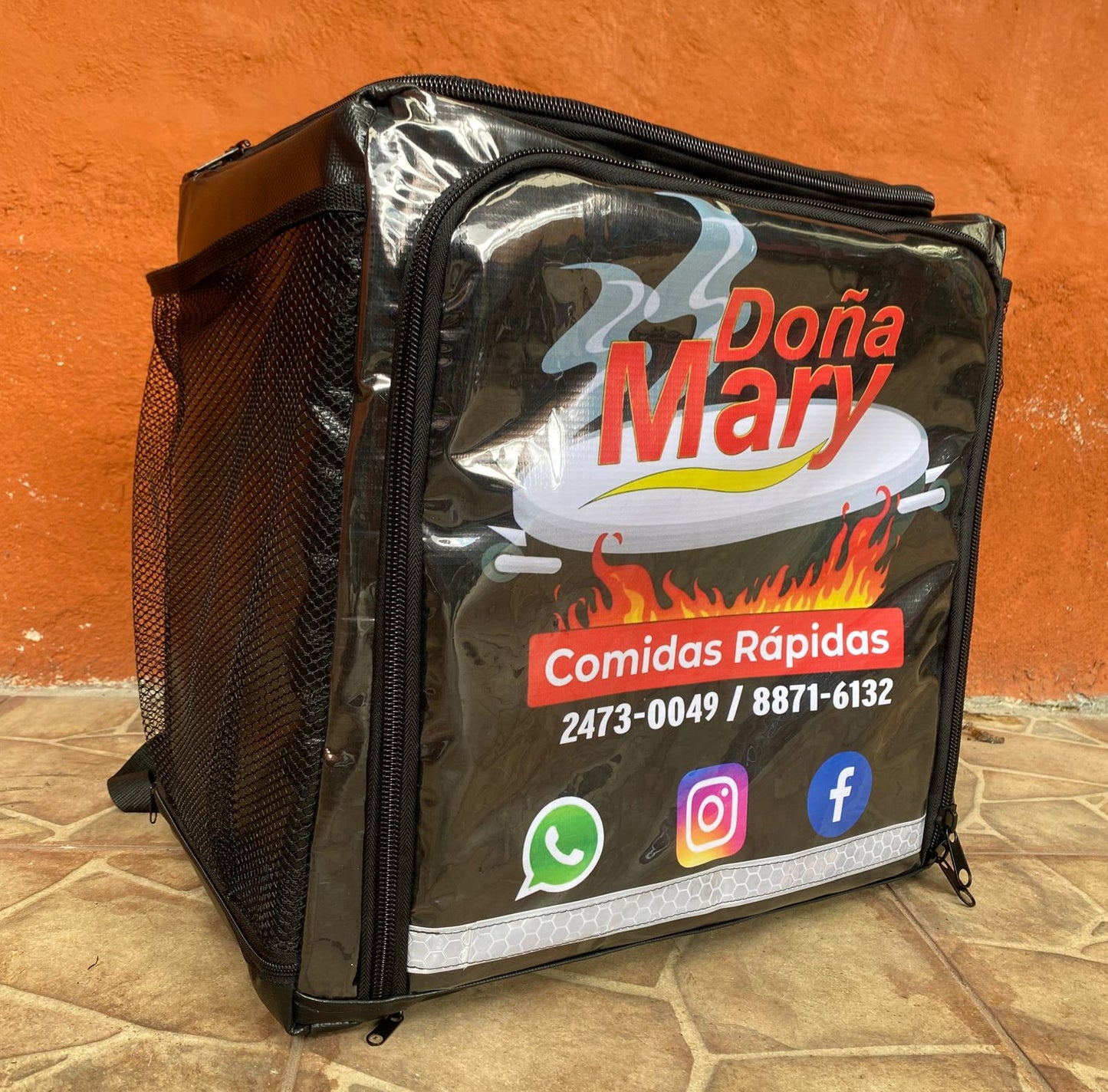 Bolso Delivery Estilo Pupusas