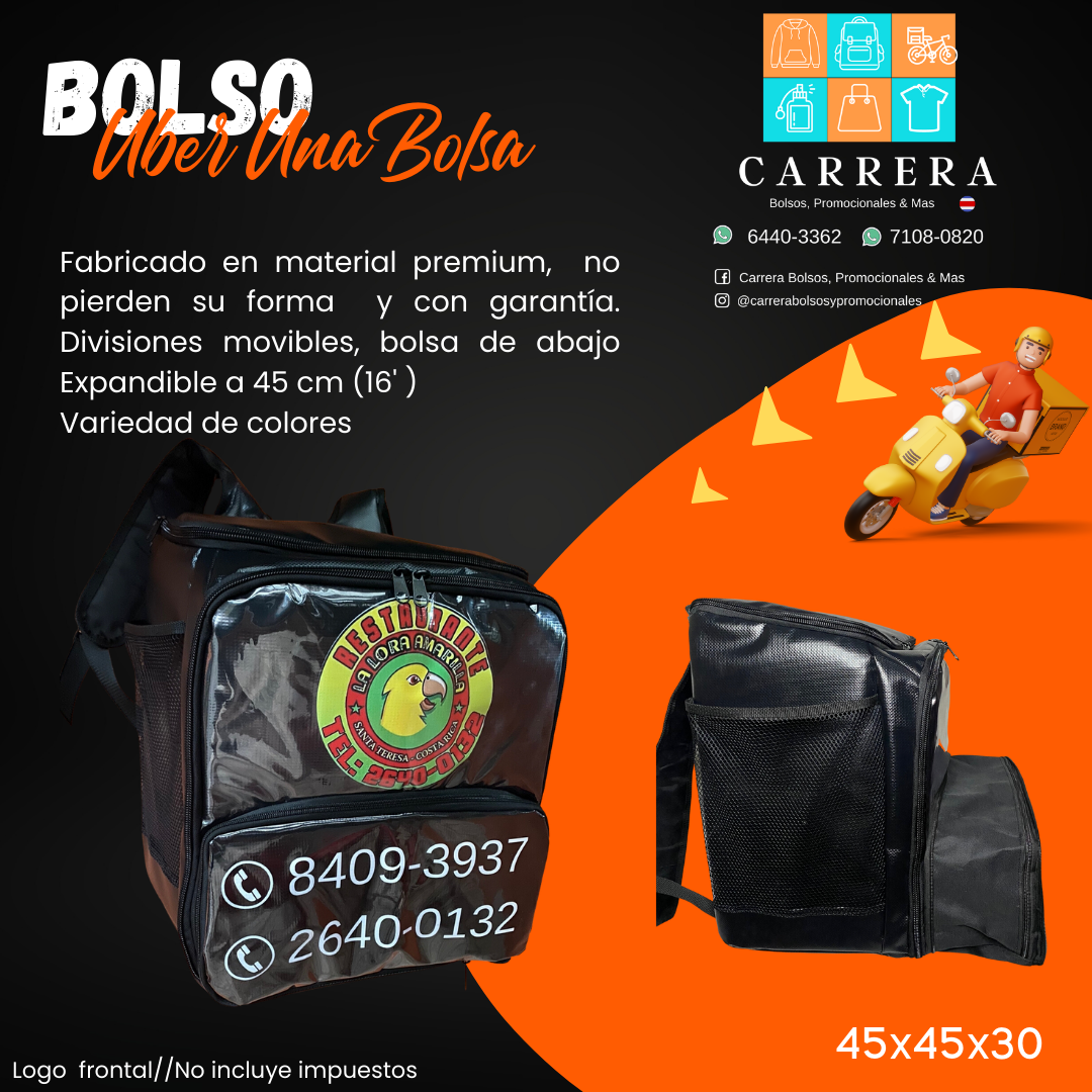 Bolso Uber Personalizado Una Bolsa