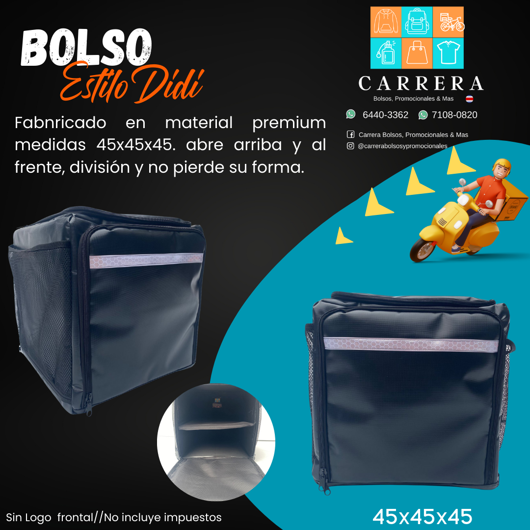 Bolso Delivery Estilo Didi