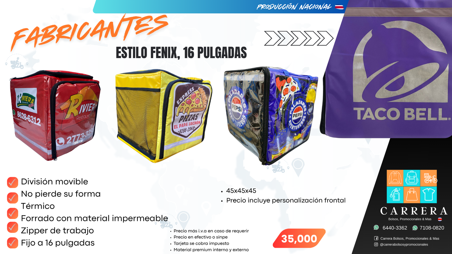 Bolso Estilo Fenix Personalizado