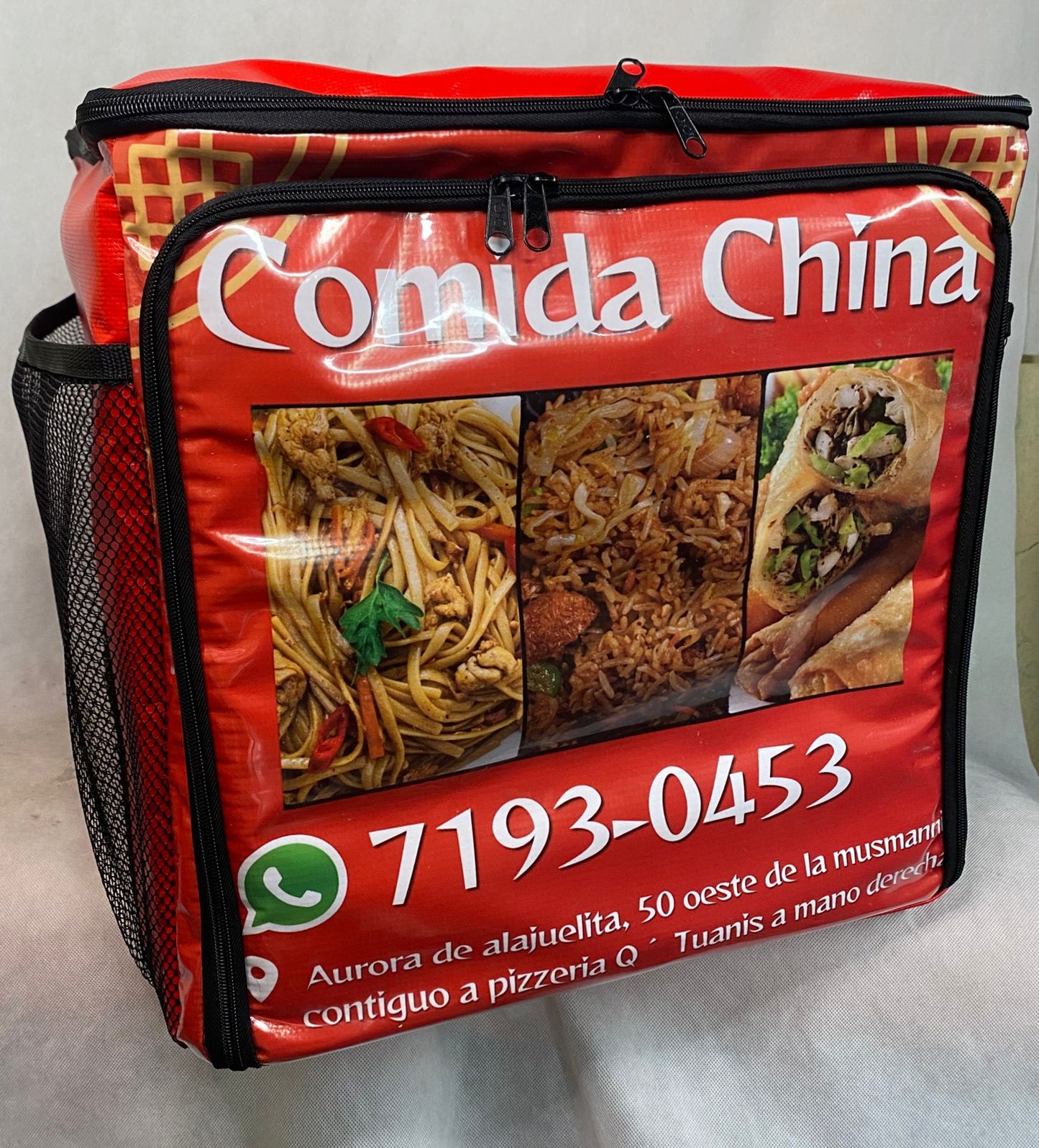 Bolso Delivery Estilo Pupusas