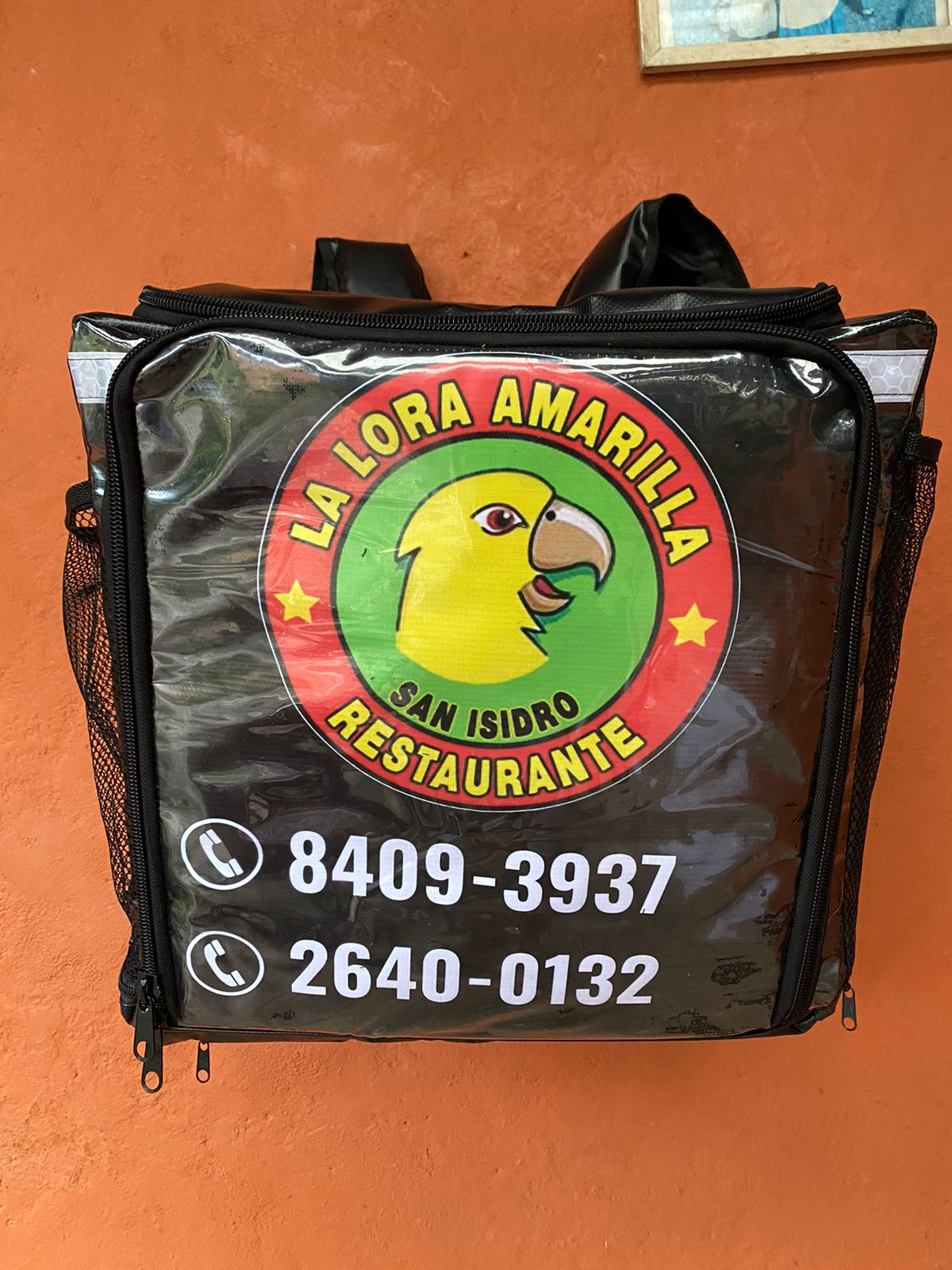 Bolso Delivery Estilo Pupusas